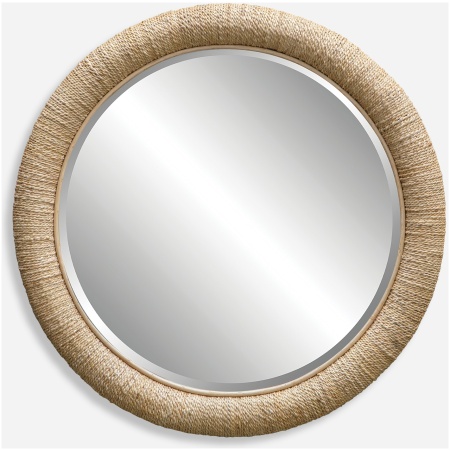 Mariner-Natural Round Mirror