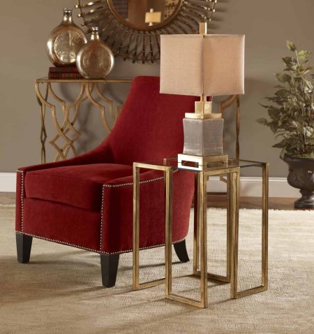 Uttermost Mirrin Accent Table