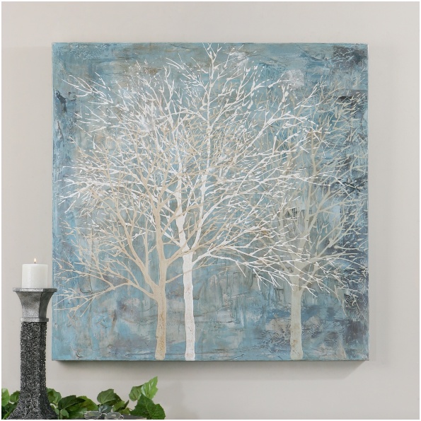 Uttermost Muted Silhouette Canvas Art