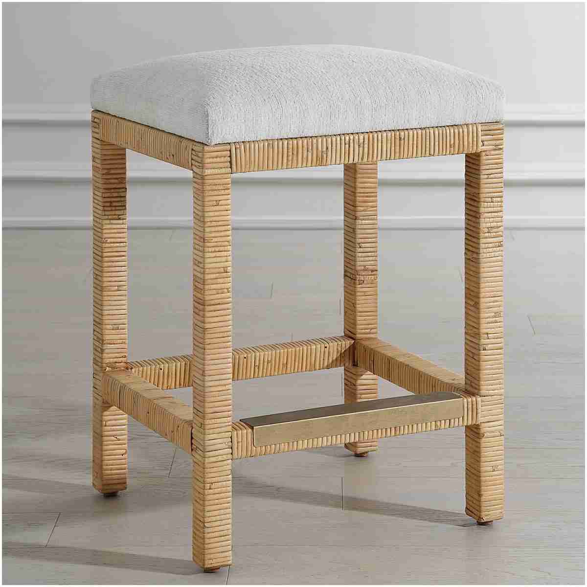 Uttermost Muriel Rattan Counter Stool