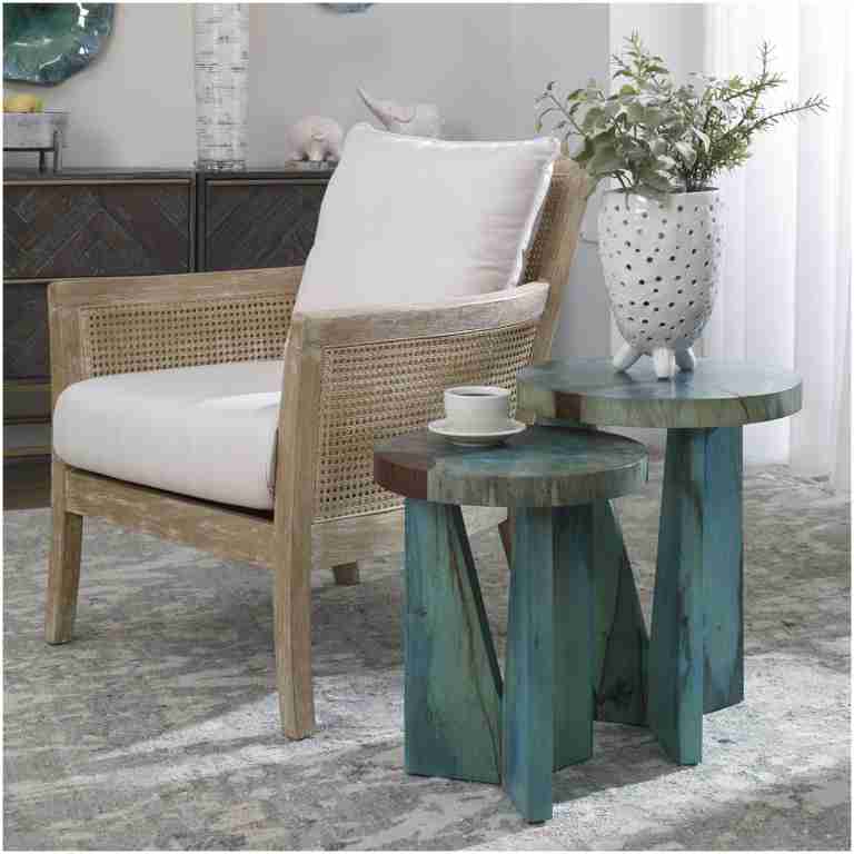 Nadette Blue Nesting Tables