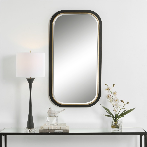 Uttermost Nevaeh Curved Rectangle Mirror