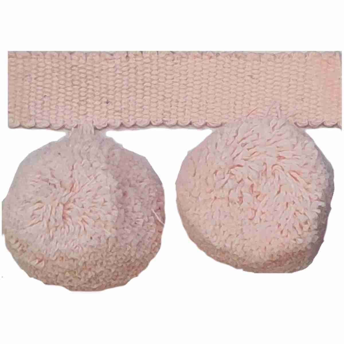 Noa Pompom/Pink - Tassel Trim - Plano