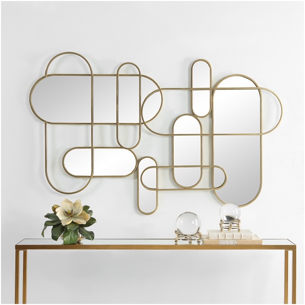 Uttermost On Track Mirrored Wall Decor