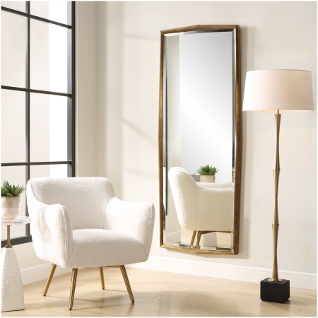 Uttermost On Point Wood Dressing Mirror