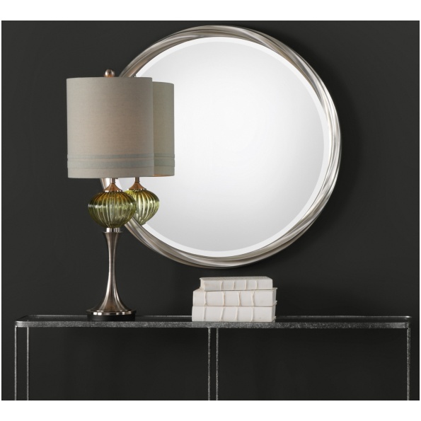 Uttermost Orion Silver Round Mirror