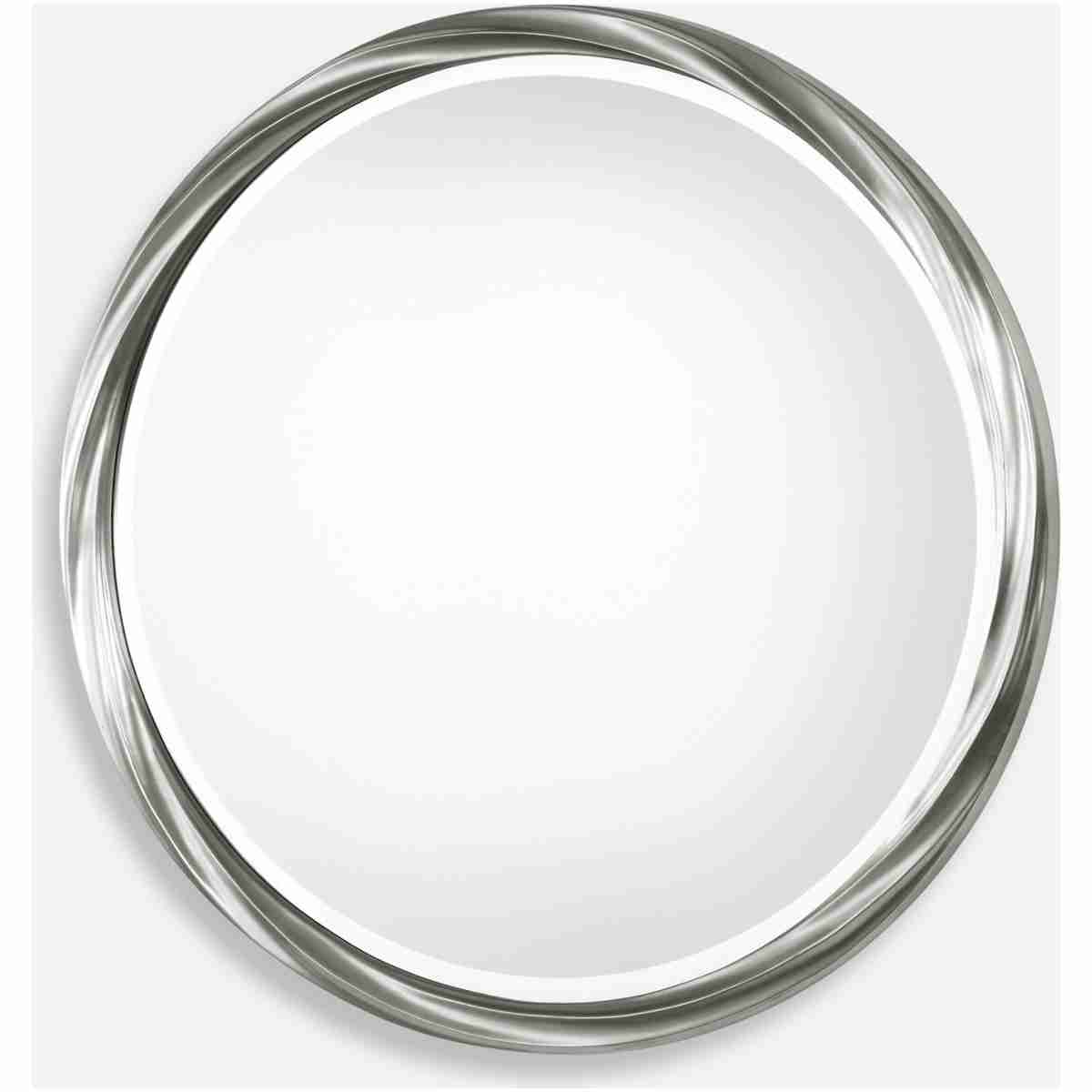 Orion-Silver Round Mirror