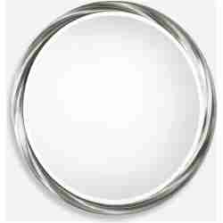 Orion-Silver Round Mirror