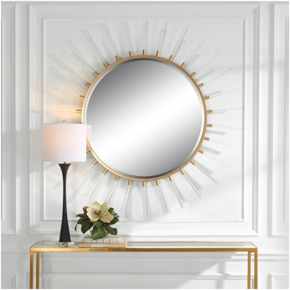 Uttermost Oracle Round Starburst Mirror