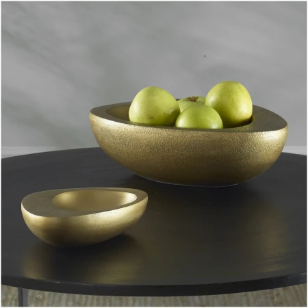 Uttermost Ovate Brass Bowls