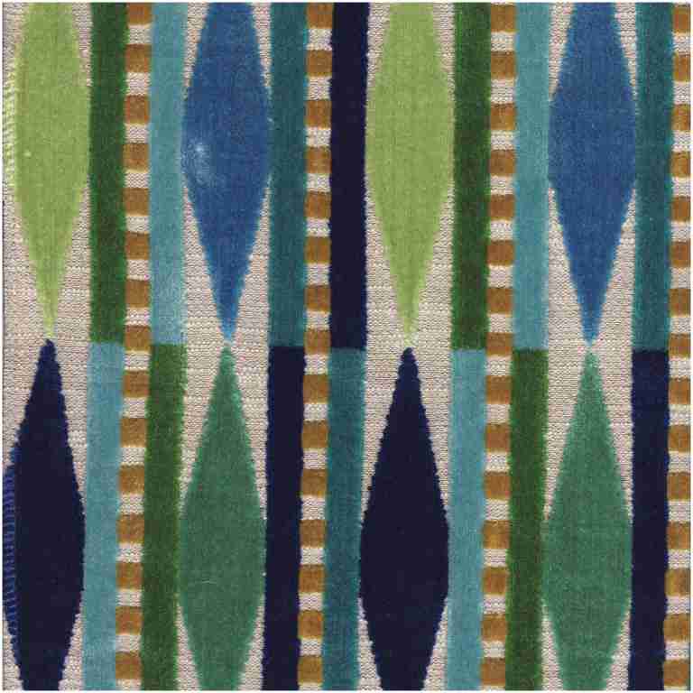 P-Cazz/Turq - Upholstery Only Fabric Suitable For Upholstery And Pillows Only.   - Cypress