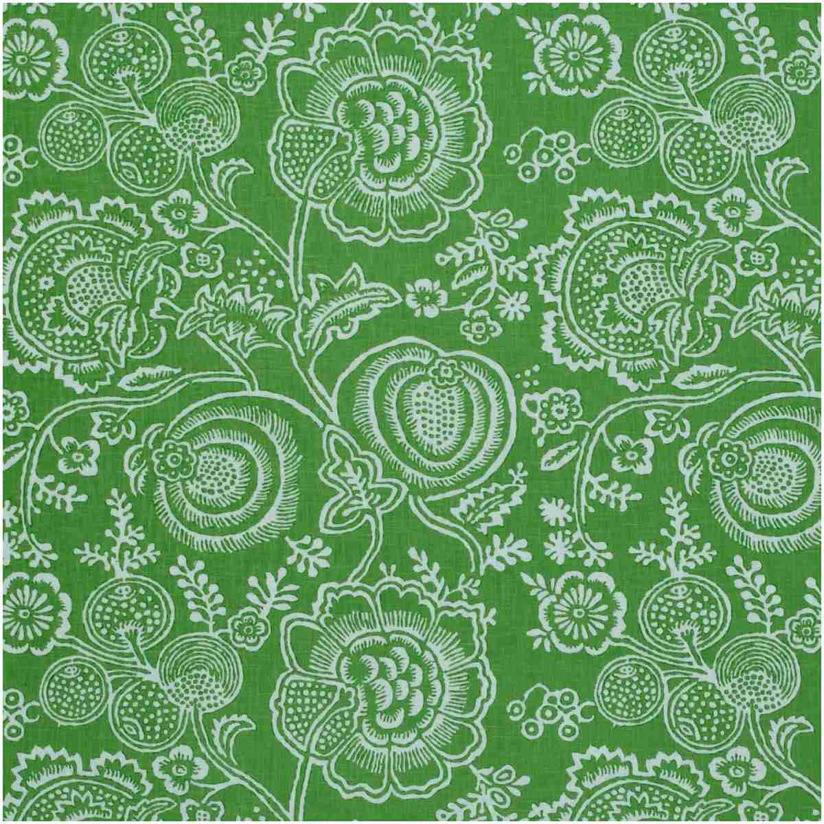 P-Heena/Green - Prints Fabric Suitable For Drapery