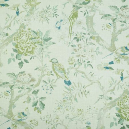 P-PARTY/GREEN - Prints Fabric Suitable For Drapery