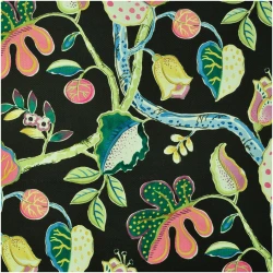 P-PAURA/ONYX - Prints Fabric Suitable For Drapery