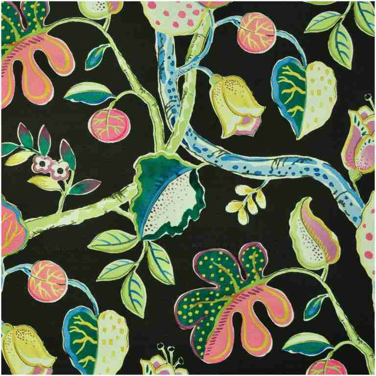 P-Paura/Onyx - Prints Fabric Suitable For Drapery