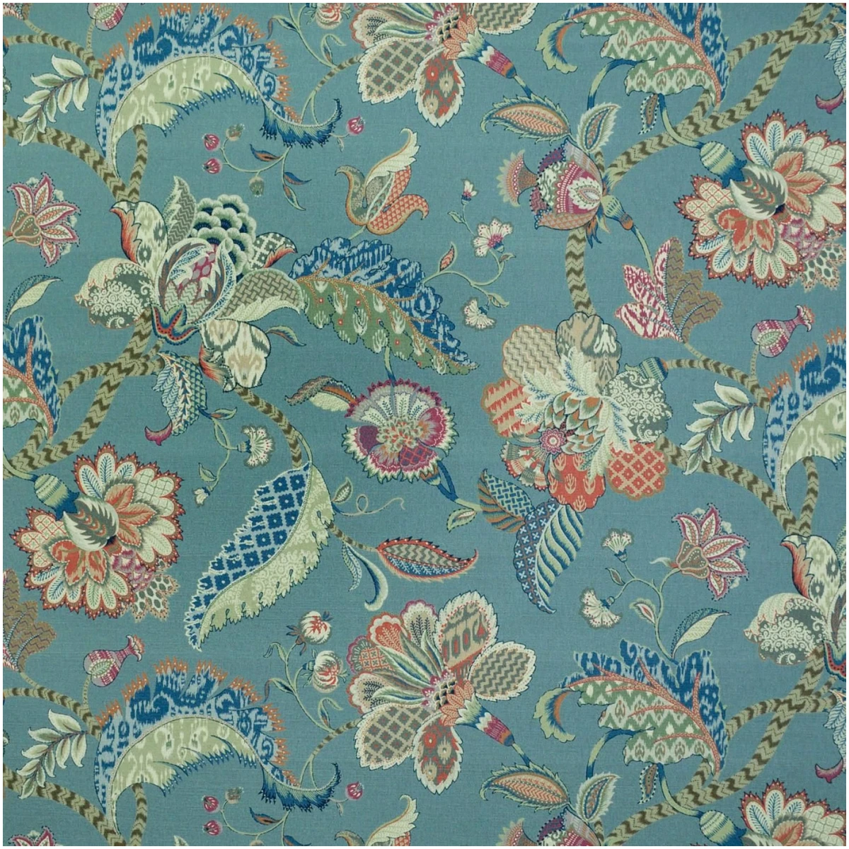 P-Sparta/Denim - Prints Fabric Suitable For Drapery