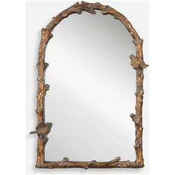 Paza-Gold Vanity Arch Mirrors