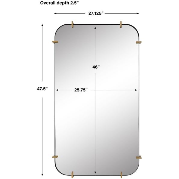 Pali Industrial Iron Mirror