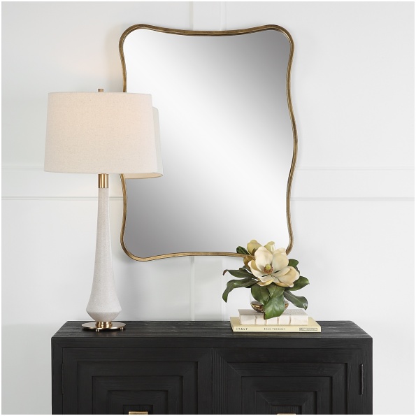 Uttermost Pavia Curvy Vanity Mirror