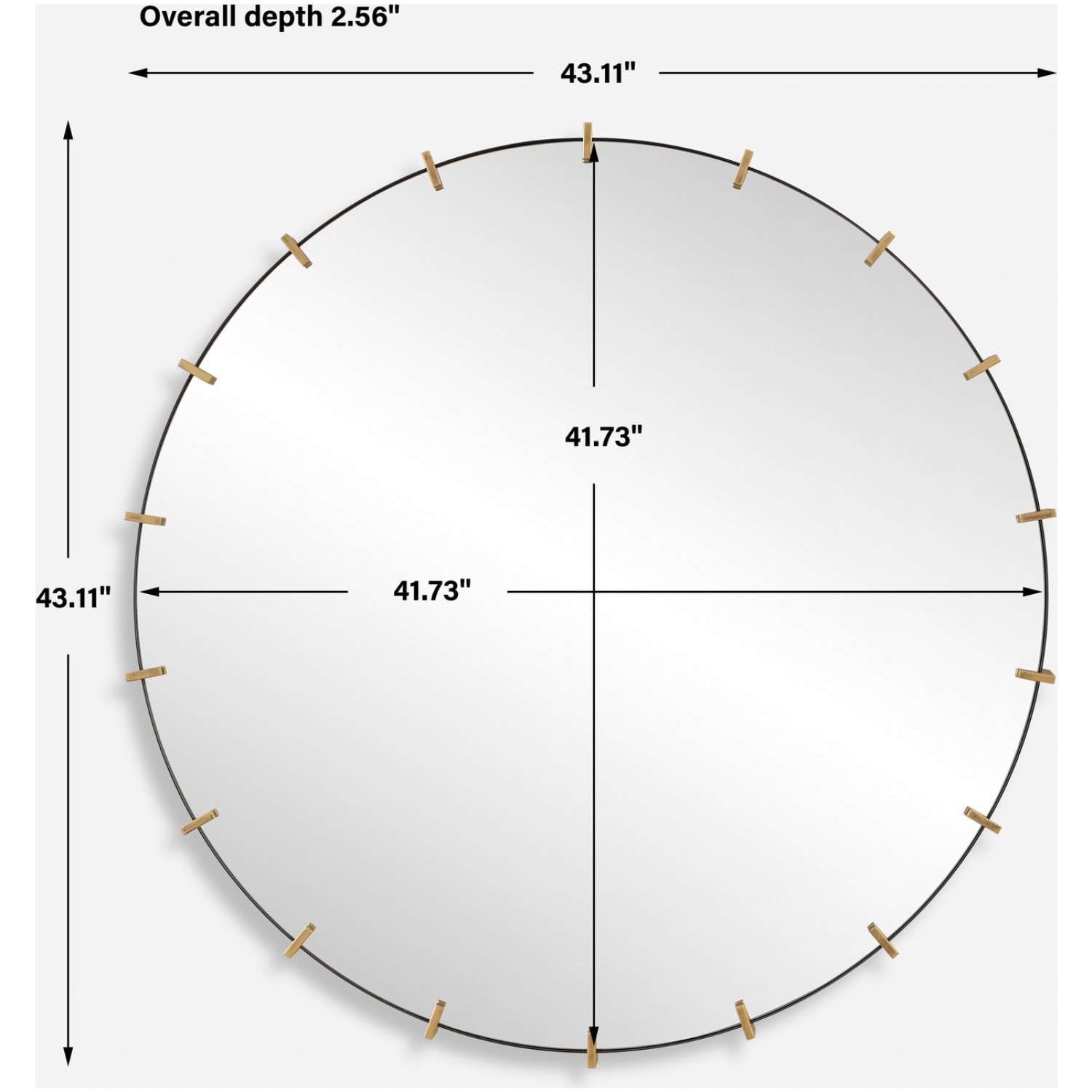 Pali Industrial Round Mirror