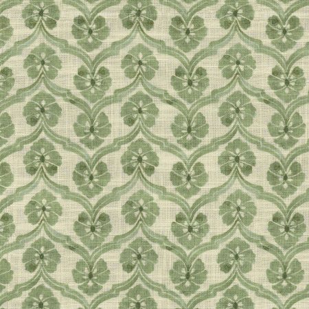 PK-PANSY/GREEN - Prints Fabric Suitable For Drapery