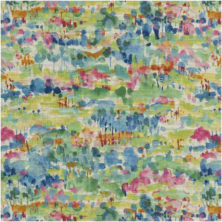 Pk-Pater/Multi - Prints Fabric Suitable For Drapery