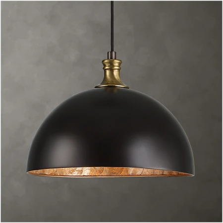 Uttermost Placuna 1 Light Bronze Pendant