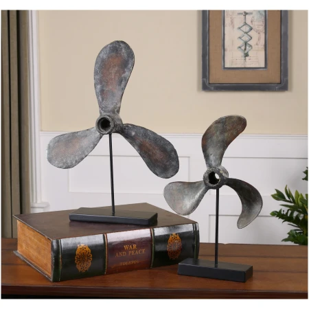 Uttermost Propellers Rust Sculptures