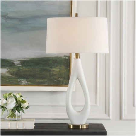 Uttermost Promenade White Table Lamp