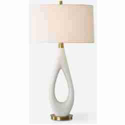 Promenade-White Table Lamp