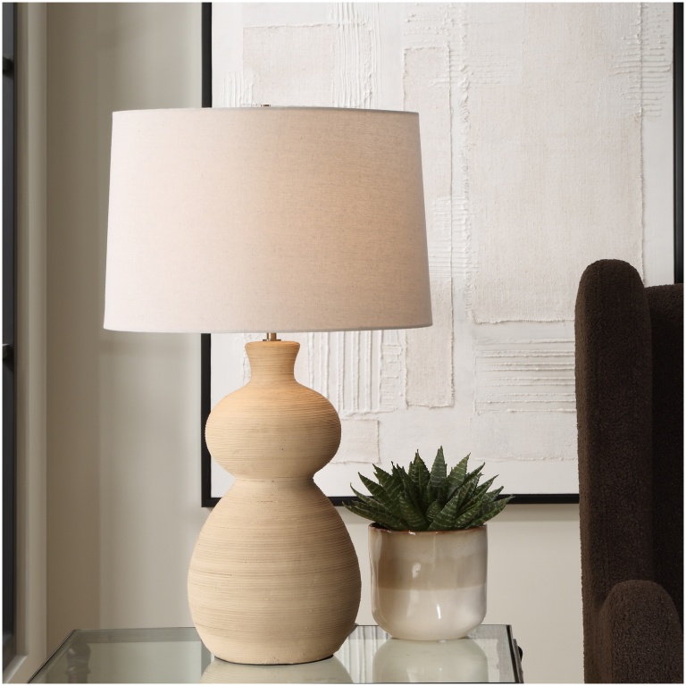 Uttermost Pueblo Fired Clay Table Lamp