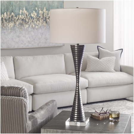 Uttermost Renegade Ribbed Iron Table Lamp