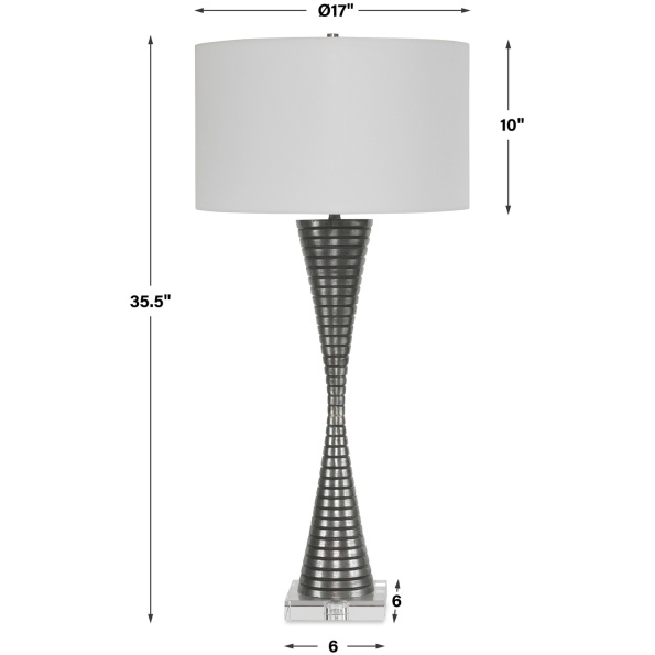 Renegade Ribbed Iron Table Lamp