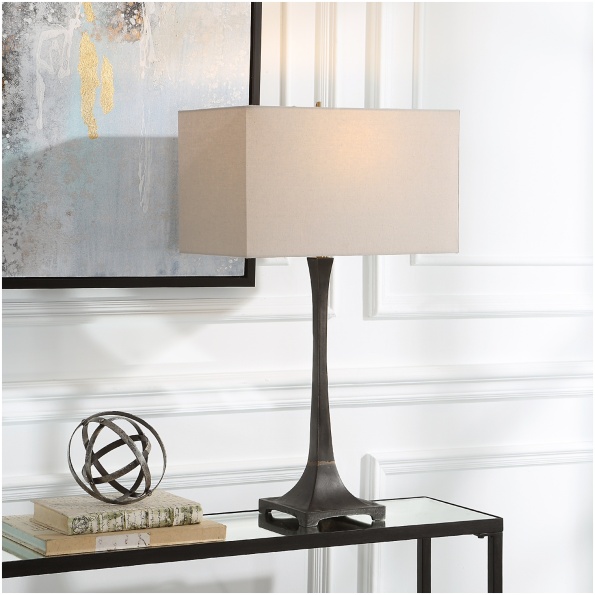 Uttermost Reydan Tapered Iron Table Lamp