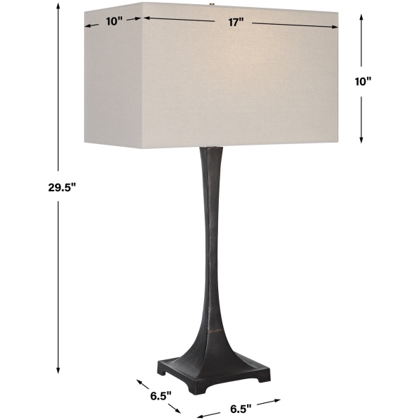 Reydan Tapered Iron Table Lamp