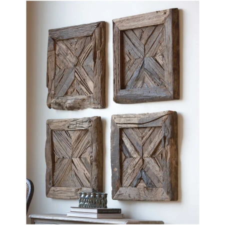 Uttermost Rennick Reclaimed Wood Wall Art