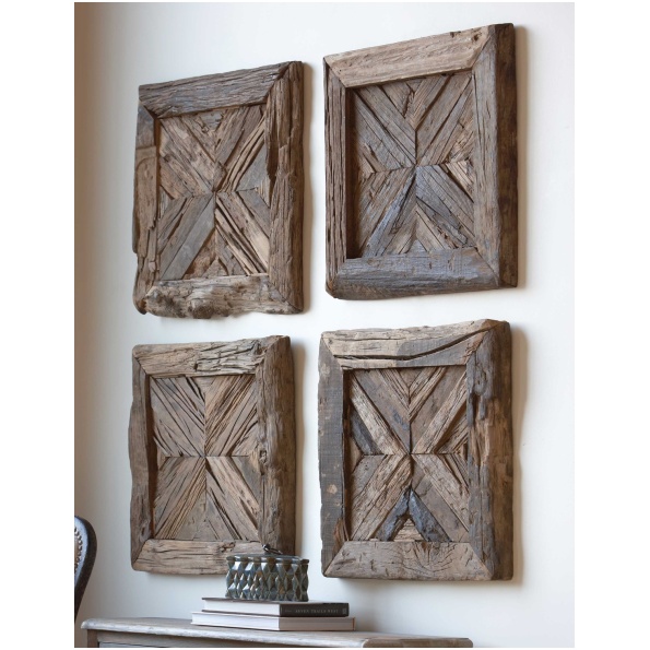 Uttermost Rennick Reclaimed Wood Wall Art