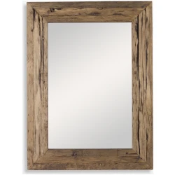 Rennick-Rustic Wood Mirror