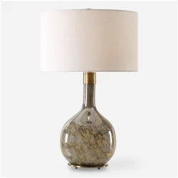 Rhine-Brown Glass Table Lamp