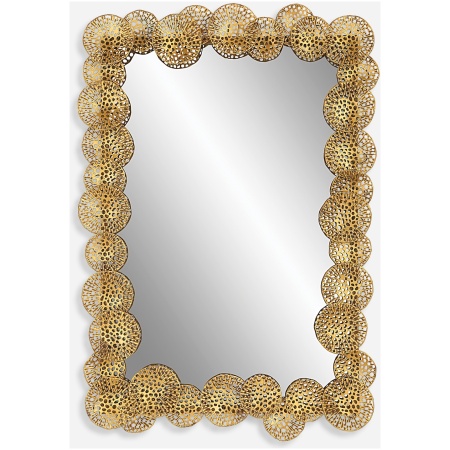 Ripley-Gold Lotus Mirror