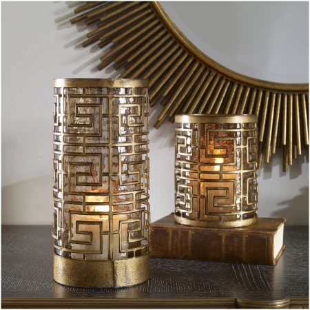 Uttermost Ruhi Hurricane Candleholders