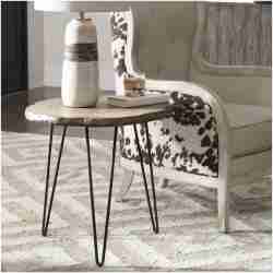 Uttermost Runay Wood Slab Side Table