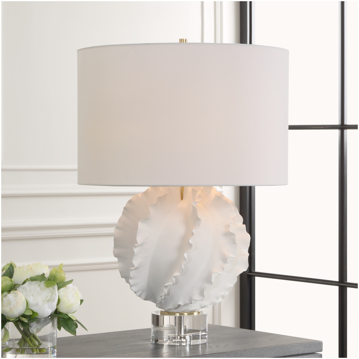 Uttermost Saylor White Table Lamp