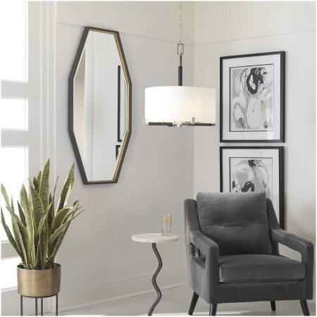 Uttermost Savion Gold Octagon Mirror