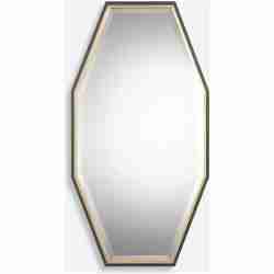 Savion-Gold Octagon Mirror