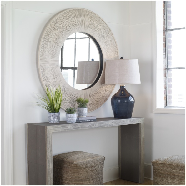 Uttermost Sailor's Knot Round Mirror