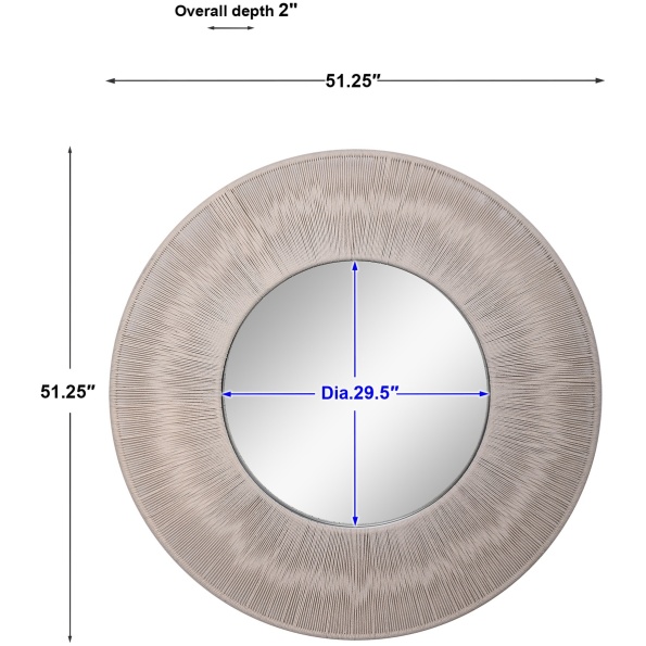 Sailor's Knot Round Mirror