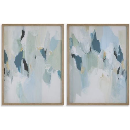 Seabreeze-Abstract Framed Canvas Prints