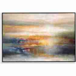 Seafaring Dusk-Abstract Landscape Art