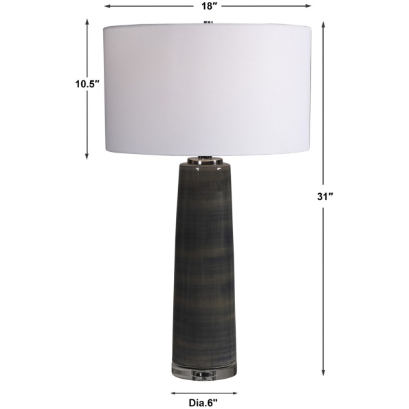 Seurat Charcoal Table Lamp